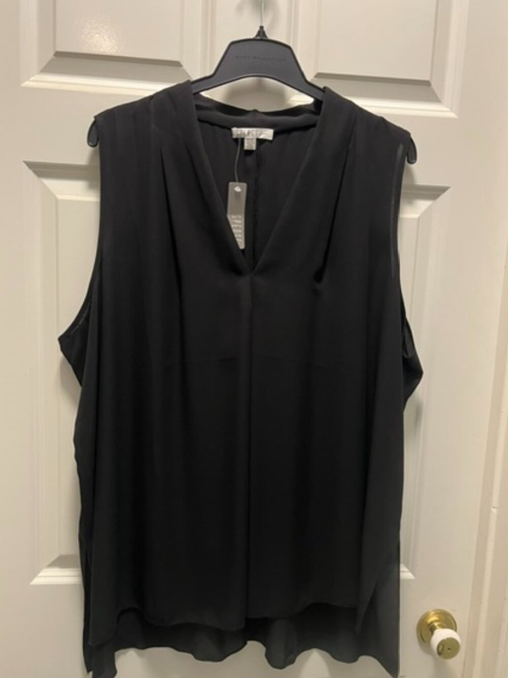 Spense Woman Black Sleeveless Top NWT